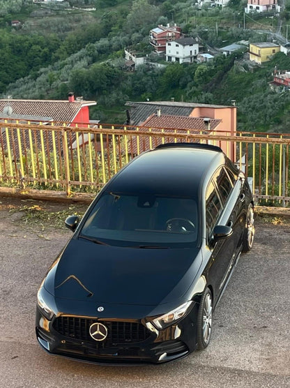 0032🔥GRIGLIA ADATTA PER MERCEDES CLASSE A W177 LOOK GT NERA SENZA CAMERA🔥