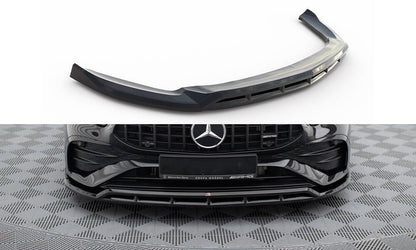 2107💥SPLITTER PER MERCEDES CLASSE A W177 2024+ NERO LUCIDO (4 PEZZI)💥