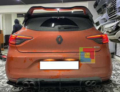 0766💥SPOILER ADATTO PER RENAULT CLIO 5 2019+ STANDARD LOOK RS GREZZO💥