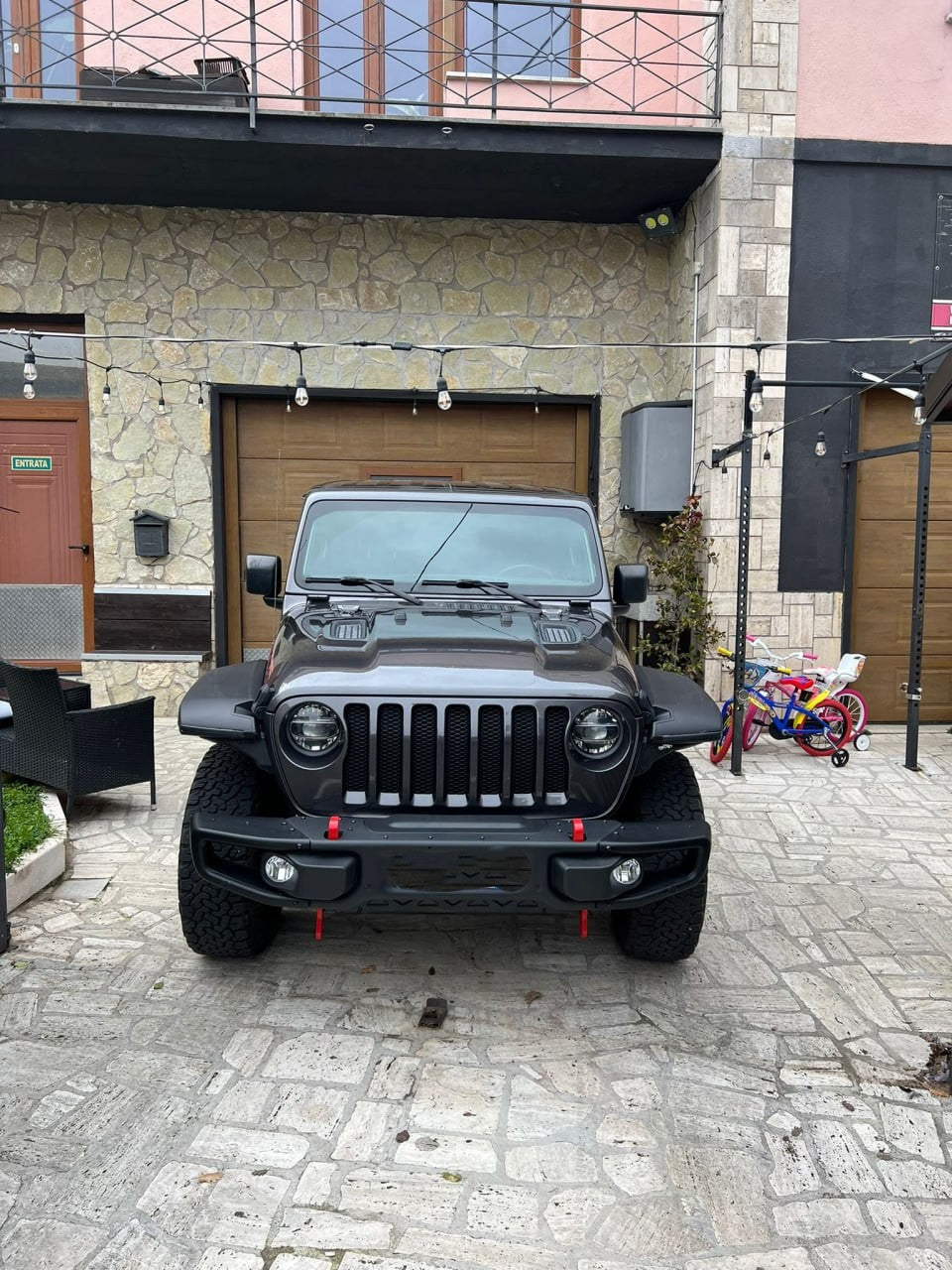 1860⭐PARAURTI ANTERIORE ADATTO PER JEEP WRANGLER JL 2018+ LOOK ⭐