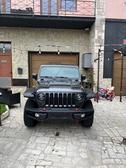 1860⭐PARAURTI ANTERIORE ADATTO PER JEEP WRANGLER JL 2018+ LOOK ⭐
