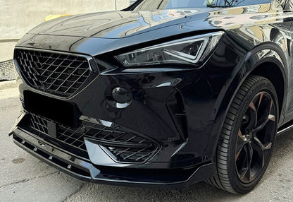 🔥SPLITTER ANTERIORE PER SEAT CUPRA FORMENTOR MK1 (2020+) NERO LUCIDO🔥