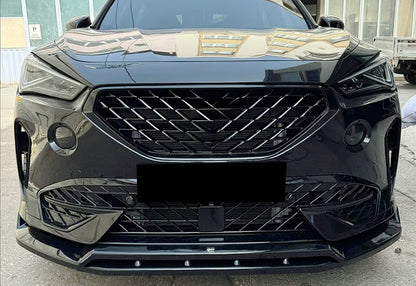 🔥SPLITTER ANTERIORE PER SEAT CUPRA FORMENTOR MK1 (2020+) NERO LUCIDO🔥