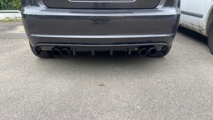 0062🔥DIFFUSORE PER AUDI A3 S3 8P 08-12 SOTTO PARAURTI RS3 NERO LUCIDO ABS🔥