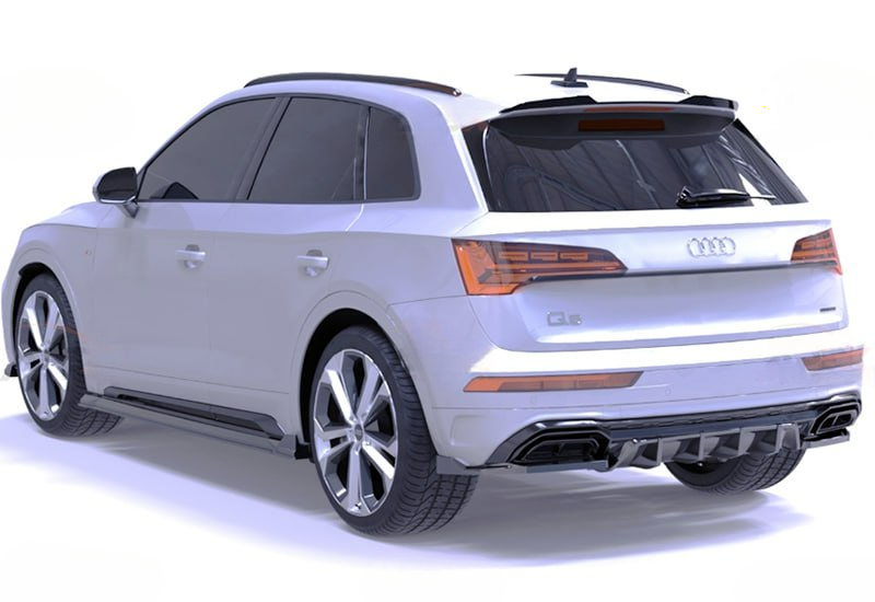 🔥DIFFUSORE POSTERIORE PER AUDI Q5 MK2 FACELIFT (2021+) – S/S LINE V1 STYLE🔥