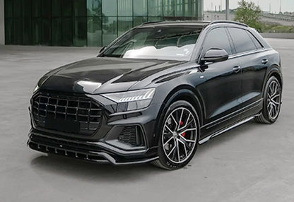 🔥SPLITTER ANTERIORE PER AUDI Q8 S MK1 (2019+) – A PLUS S/S LINE V1 STYLE 🔥
