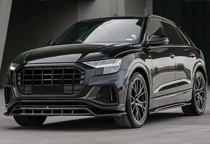 🔥SPLITTER ANTERIORE PER AUDI Q8 S MK1 (2019+) – A PLUS S/S LINE V1 STYLE 🔥
