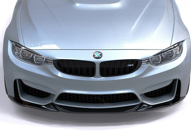 🔥SPLITTER ANTERIORE ADATTO PER BMW M4 F82 (2014+) – STILE M4 V1🔥
