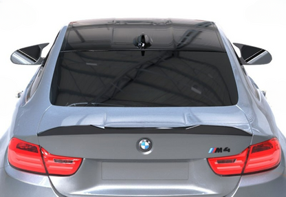 🔥SPOILER COFANO POSTERIORE PER BMW M4 F82 (2014+) STILE M4 V1 – NERO LUCIDO🔥