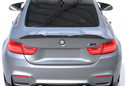🔥SPOILER COFANO POSTERIORE PER BMW M4 F82 (2014+) STILE M4 V1 – NERO LUCIDO🔥
