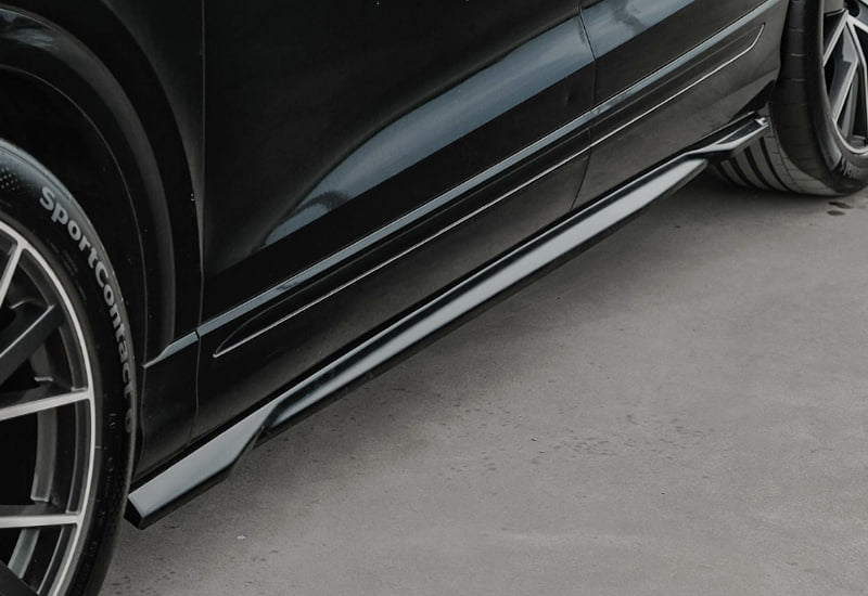 🔥SOTTO MINIGONNE PER AUDI Q8 S MK1 (2019+) SIDE SKIRT EXTENSION A PLUS STYLE🔥