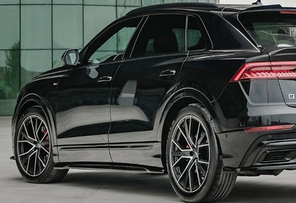 🔥SOTTO MINIGONNE PER AUDI Q8 S MK1 (2019+) SIDE SKIRT EXTENSION A PLUS STYLE🔥