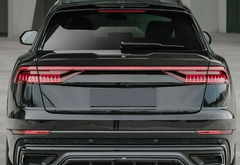 🔥SPOILER POSTERIORE COFANO PER AUDI Q8 S MK1 (2019+) A PLUS S/S LINE V1 STYLE🔥