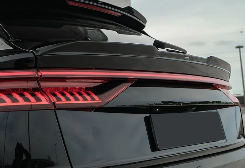 🔥SPOILER POSTERIORE COFANO PER AUDI Q8 S MK1 (2019+) A PLUS S/S LINE V1 STYLE🔥