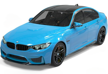 🔥SPLITTER ANTERIORE PER BMW M3 F80 (2012+) – APEX M3 V1 STYLE NERO LUCIDO🔥