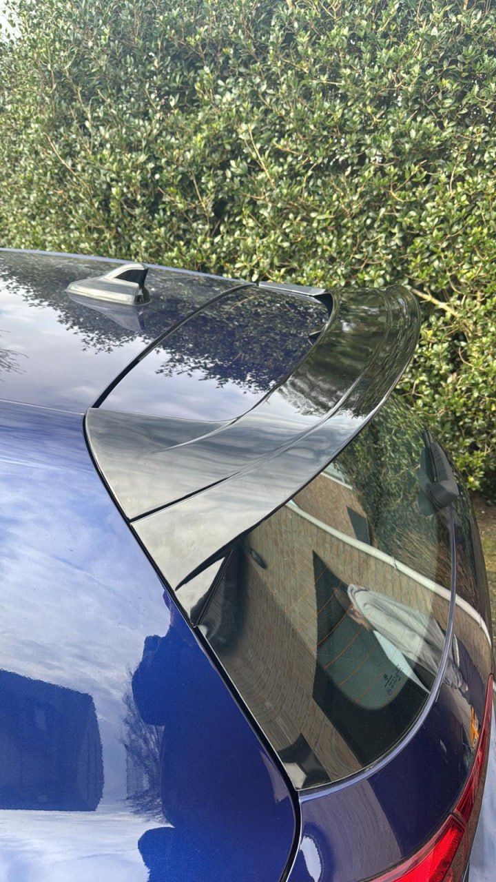 0673⭐VW GOLF 8 VIII 19+ SPOILER TETTO POSTERIORE LOOK RLINE NERO LUCIDO ABS ⭐
