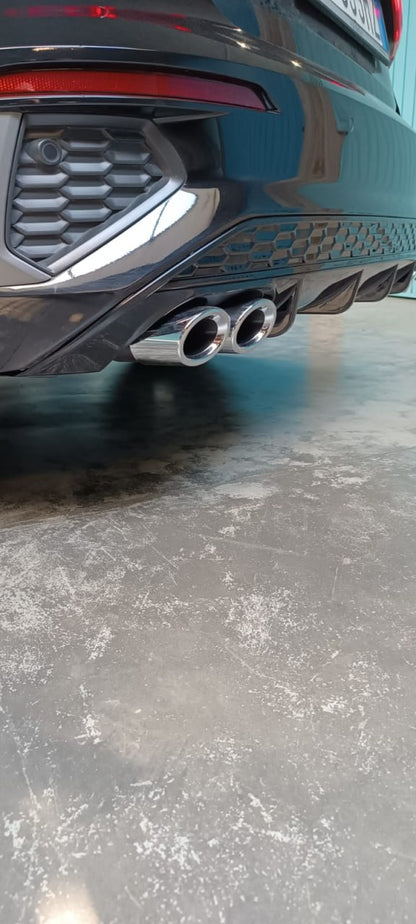 1085🔥DIFFUSORE POSTERIORE LOOK S3 PER AUDI A3 8Y SPORTBACK (2020+)NERO LUCIDO🔥
