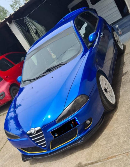 0274 ✨ALFA ROMEO GIULIETTA SPOILER SOTTO PARAURTI ANTERIORE SPLITTER ABS NERO✨