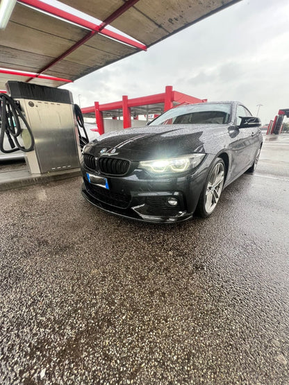1188🔥SOTTO PARAURTI ADATTO PER BMW SERIE 4 F32 F33 F36 MSPORT NERO LUCIDO🔥