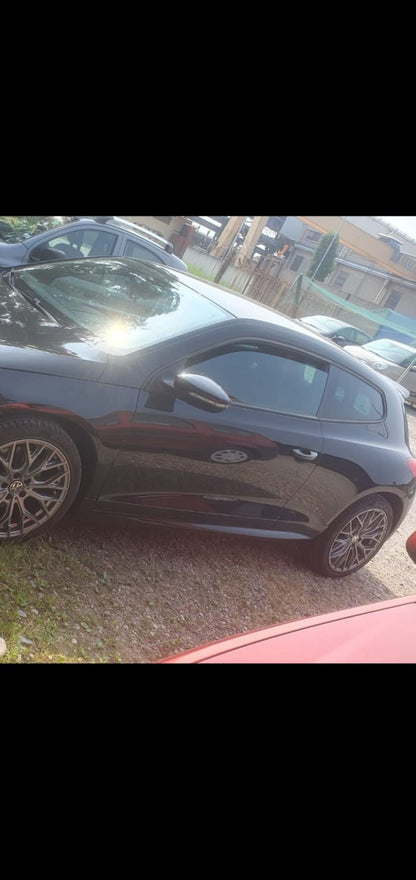 😍VW SCIROCCO 2008-2016 🟢GLOSSY BLACK SPLITTER UNDER SIDE SKIRTS🟢