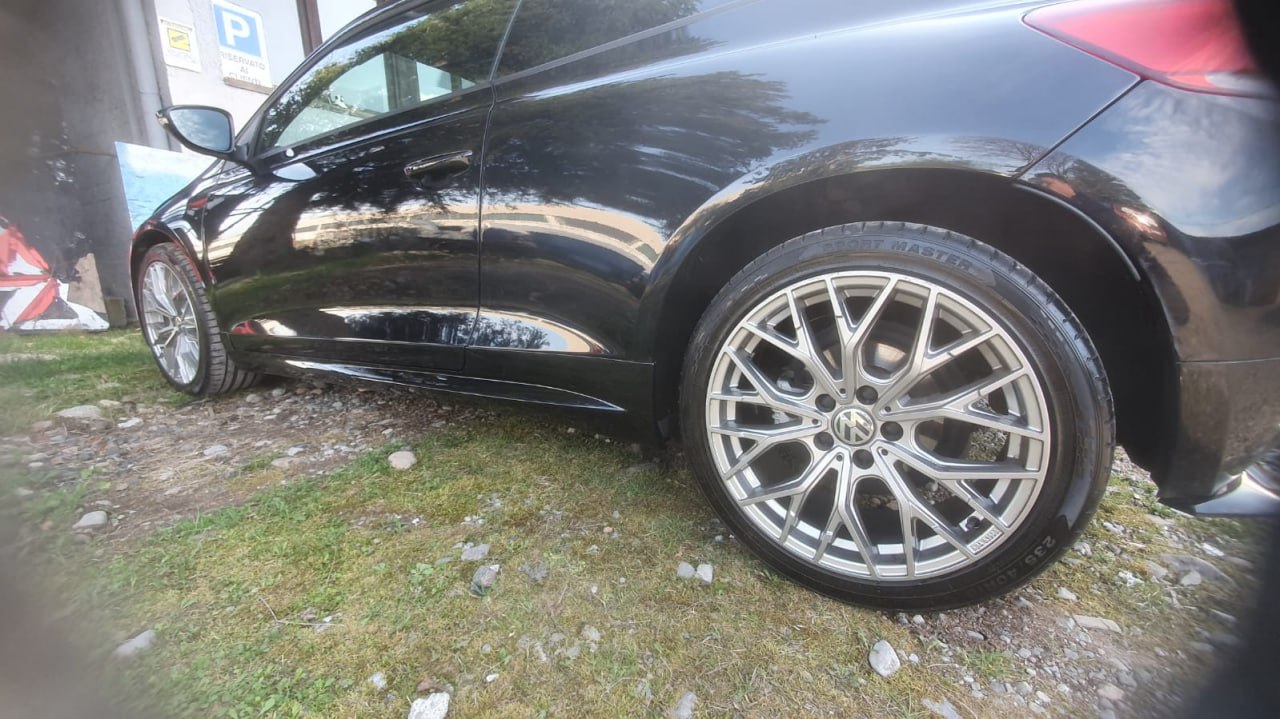 😍VW SCIROCCO 2008-2016 🟢GLOSSY BLACK SPLITTER UNDER SIDE SKIRTS🟢