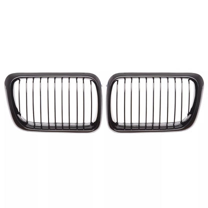💖 GRIGLIA ADATTO PER Serie 3 E36 1996-1998 NERO LUCIDO SINGOLA FASCIA 💖