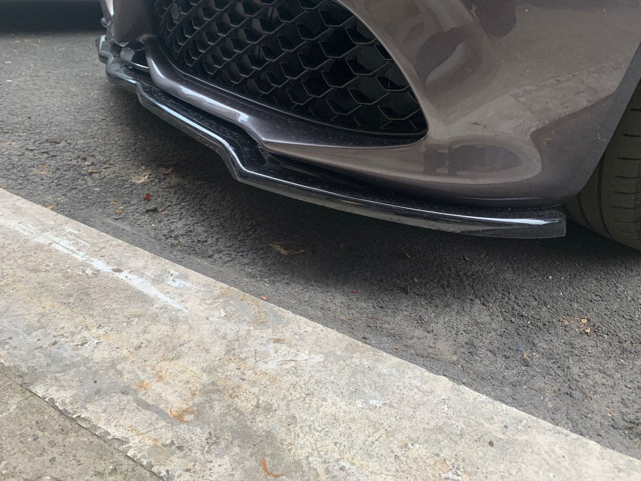 💖 SPLITTER ALFA ROMEO ADATTO PER GIULIA STANDARD IN NERO LUCIDO ABS 💖