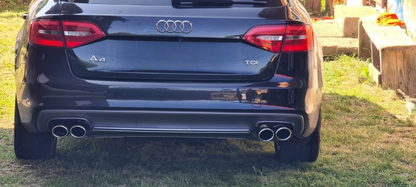 DIFFUSORE ADATTO PER AUDI A4 B8 2012-2015 SLINE LOOK S4 2+2
