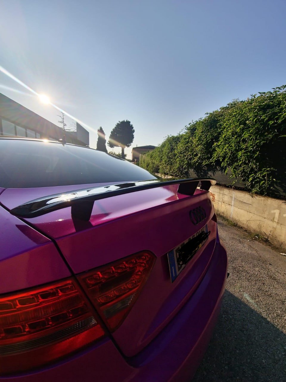 SPOILER ADATTO PER AUDI A5 COUPE 2007-2016 LOOK RS GREZZO