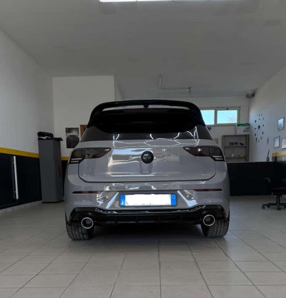 🔝DIFFUSORE POSTERIORE VW GOLF 8 VIII 2019+ SOTTO PARAURTI TERMINALI GTI ABS 1+1
