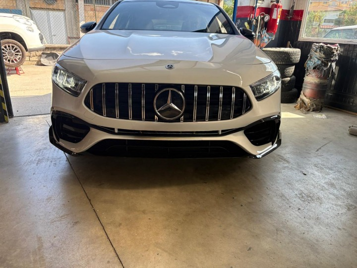 💥0221 PARAURTI ANTERIORE ADATTO PER MERCEDES CLASSE A W177 LOOK AMG A45S A45💥