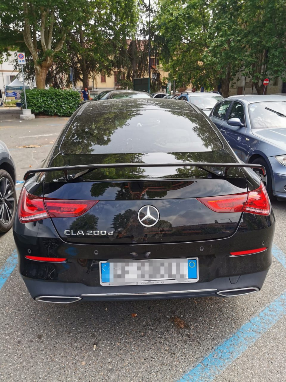 REAR WING SPOILER SUITABLE FOR MERCEDES-BENZ CLA CLASS C118 0959