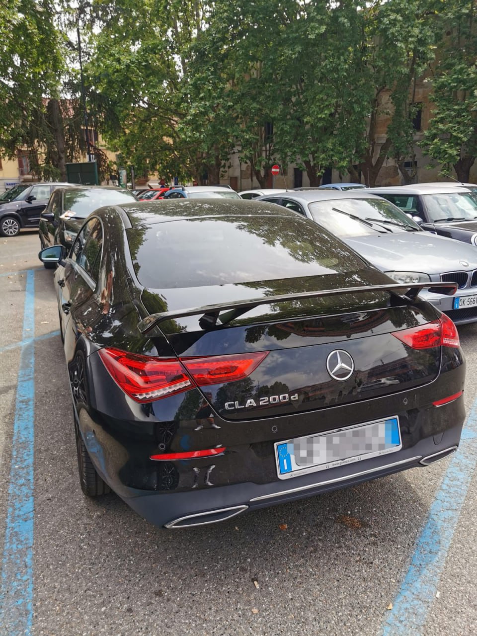 REAR WING SPOILER SUITABLE FOR MERCEDES-BENZ CLA CLASS C118 0959