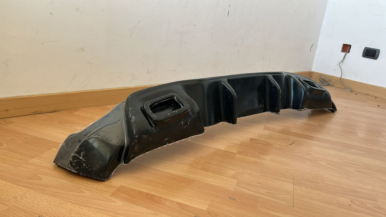 ART. 1181 DIFFUSORE RENAULT CLIO 4 IV 2012-2019 LOOK ST NERO LUCIDO