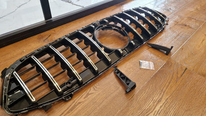 ART.2280 🔥GRIGLIA ADATTO PER MERCEDES CLA W118 2024+ LOOK GT CROMATA🔥