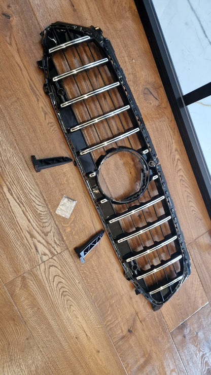 ART.2280 🔥GRIGLIA ADATTO PER MERCEDES CLA W118 2024+ LOOK GT CROMATA🔥