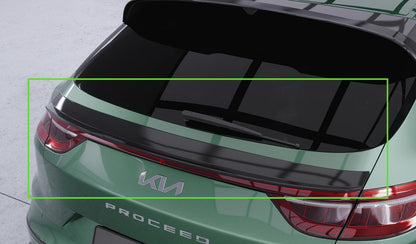 ART.2281🔥SPOILER ADATTO PER KIA PRO CEED 2018+ NERO LUCIDO (BAGAGLIAIO)🔥