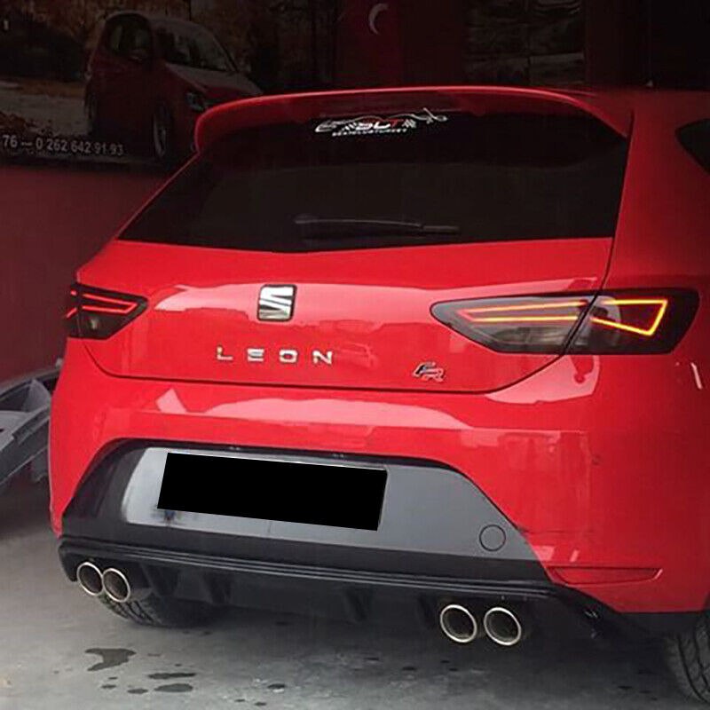 💕ART. 0117 DIFFUSORE SEAT LEON 5F 2012-2016 NERO LUCIDO 💕
