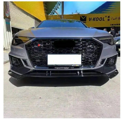💕PARAURTI ANTERIORE ADATTO PER AUDI A6 C8 LOOK RS6 + SPLIITER💕