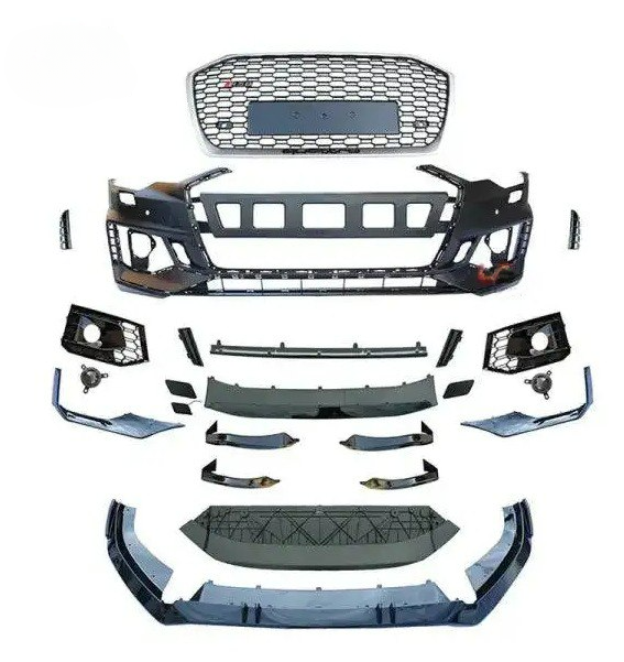 💕PARAURTI ANTERIORE ADATTO PER AUDI A6 C8 LOOK RS6 + SPLIITER💕