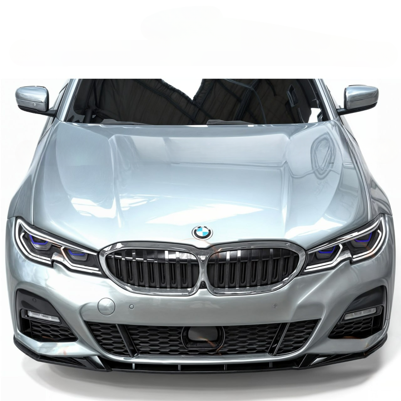 💕Splitter BMW G20 2019+ - Bumper Splitter/Front, A Pex M Pack Nero lucido💕