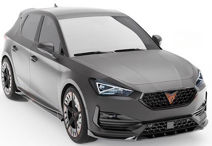 💕Splitter Seat Cupra Leon Mk1 2020+ - Bumper Splitter Front, A Pex Cupra  💕