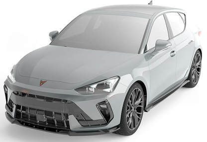 💕Splitter Seat Cupra Leon Mk1 FL 2024 - Bumper Splitter Front, A  Cupra nero 💕
