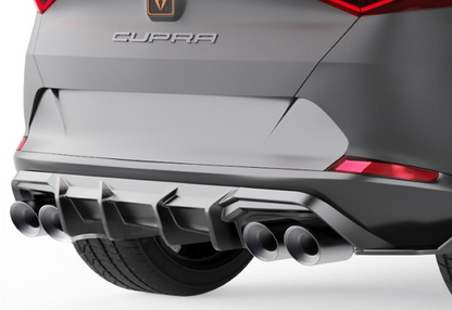 💕Diffusore Seat Cupra Formentor Mk1 2020+ - Diffuser/Rear nero lucido💕