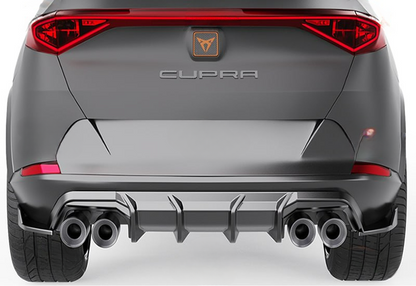 💕Diffusore Seat Cupra Formentor Mk1 2020+ - Diffuser/Rear nero lucido💕