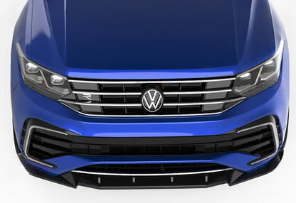 💕Splitter  VW Tiguan Mk2 FL 2020+ - Bumper Splitter/Front, nero lucido💕