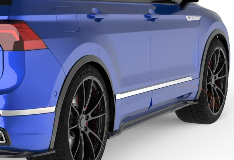 💕Sotto minigonne  VW Tiguan Mk2 FL 2020+ nero lucido💕