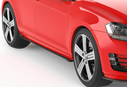 💕Sotto minigonne VW Golf Mk7 2012+ - Skirt Extension/Side Lower, nero lucido💕