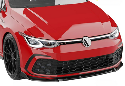 💕Splitter  VW Golf Mk8 2019+ - Bumper Splitter/Front,  nero lucido💕