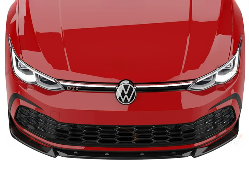 💕Splitter  VW Golf Mk8 2019+ - Bumper Splitter/Front,  nero lucido💕
